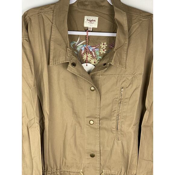 Hayden Los Angeles Embroidered Utility Jacket Size 2XL NWT - Picture 3 of 8